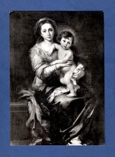 Murillo La Vergine col figlio  Galleria Pitti Firenze viaggiata 1969 