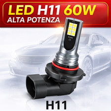 LAMPADINA H11 LED 60W 12V FARI