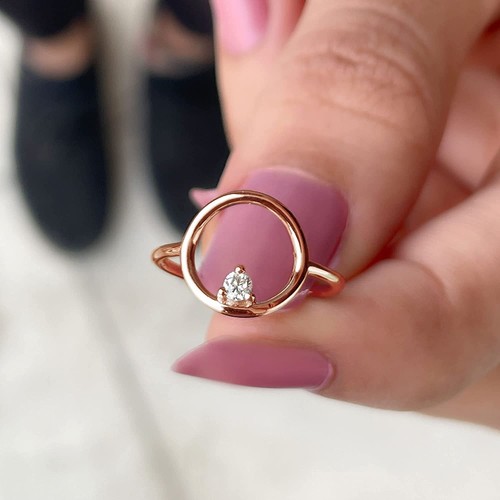 Anello fascia vintage tondo - a,