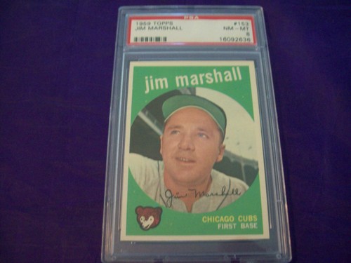 1959 topps 153 jim marshall - topps, #153