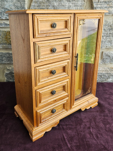 Portagioie vintage legno - vintage, in