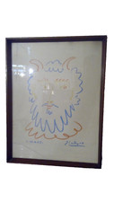 Picasso stampa o locandina antico 1955 comprato Barcelona