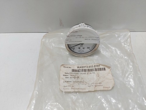 Dasco pressure gauge psi - dasco,