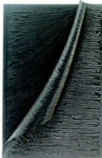 Quadro Baccarin Antonio 61x40 acrilico su tela e fibra di carbonio