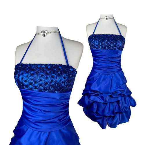 Abito ballo vintage y2k blu - abito,