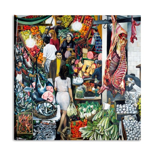 Vucciria guttuso quadro - guttuso,