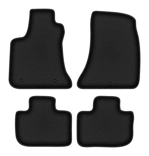 Set tappetini auto velour neri