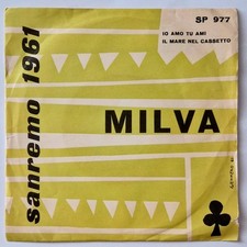 MILVA Io Amo Tu Ami / Il Mare
