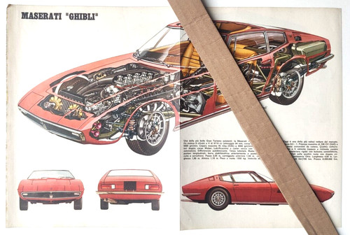 Poster doppio maserati ghibli - poster,