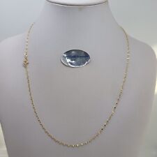 COLLANA UNISEX A MAGLIA MARINA