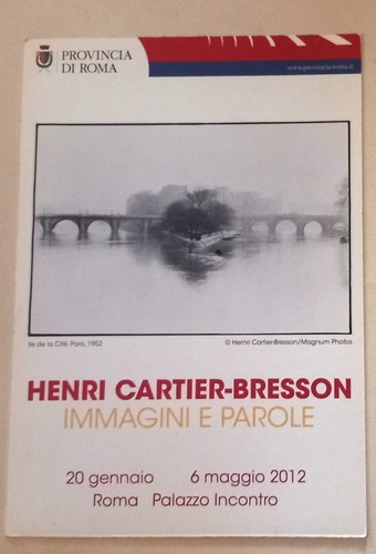 Henri cartier bresson - cartier, roma