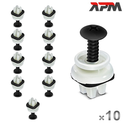 10x clip fissaggio vite - clip,