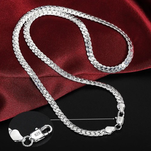 Collana catena argento