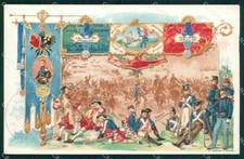 Militari Fanteria III Reggimento Brigata Piemonte cartolina MT8317