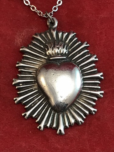 2x4 5cm sacro cuore - 4,2x4,5cm, collana