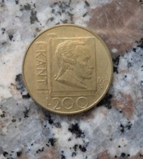 MONETA DA 200 LIRE DI SAN MARINO DEL 1996 In fior di conio-tagliata dalle serie