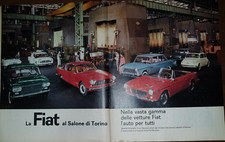 FIAT 1100 FIAT 500 FIAT 1300 FIAT 1900  - PUBBLICITA' D'EPOCA ADVERTIS ADV-0123a