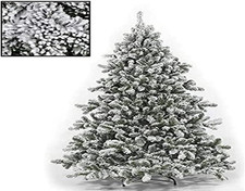 Albero Di Natale INNEVATO 150/180/210/230/270CM SUPERFOLTO REALISTICO (180)