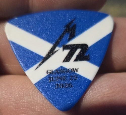 Metallica city pick glasgow - pick,