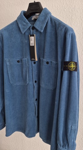 Stone island cord overshirt - stone,