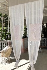 Tenda per porta trasparente