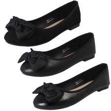 Scarpe Ballerine Casual Con Fiocco Dettagliato Spot On Per Donna "F8R0512"