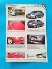 CLIPPING ARTICOLO DI GIORNALE CAR TUNING OPEL ASTRA DA COLLEZIONE - (77)