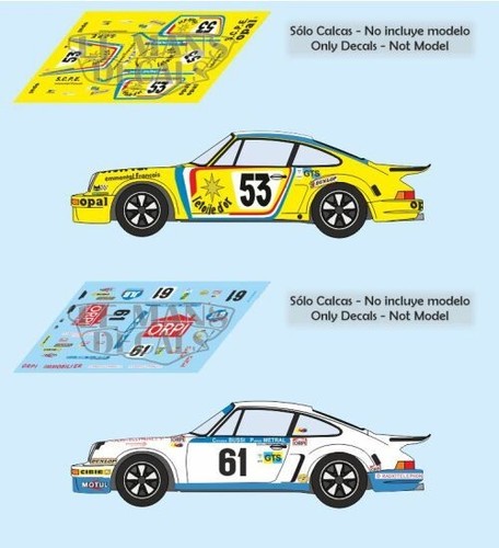 Decals porsche 911 - porsche, rsr