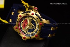 RARO Orologio Invicta DC Comics WONDER WOMEN Edizione Limitata BLU Acciaio Silicone