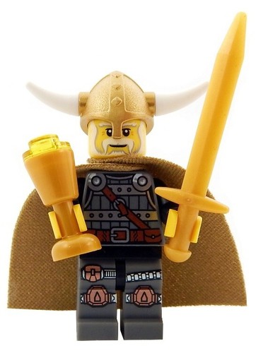 Nuovo lego viking king minifig - lego,