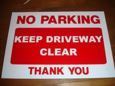 Insegna NO PARKING KEEP