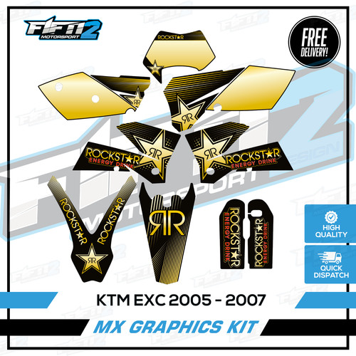Kit grafica motocross ktm - kit, exc