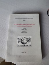 LE EDIZIONI PAREMIOLOGICHE