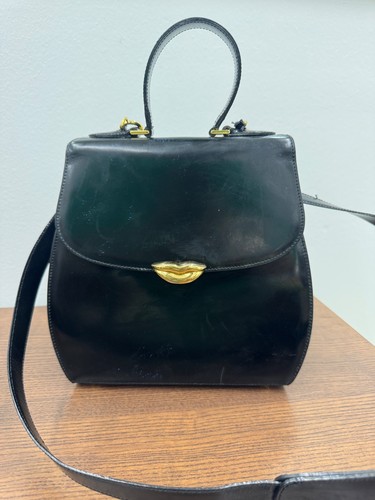 Borsa vintage pelle nera - vintage,