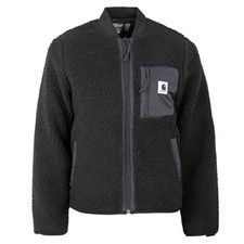 Carhartt Janet Liner Jacket black - Maglione in pile Teddy con zip