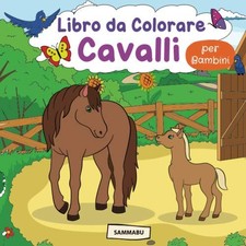 Libro da Colorare Cavalli per