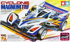 TAMIYA 1:32 MINI 4WD CYCLONE MAGNUM SUPER TZ CHASSIS CON MOTORE ART 19417