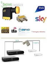 Lnb Scr Unicable 2 legacy omologato per impianti Sky MySkyHd SkyHd