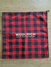 SACCO PORTA SCARPE DA VIAGGIO WOOLRICH - QUADRETTI SCOZZESE