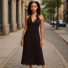 Abito Slip Vintage Bebe Seta