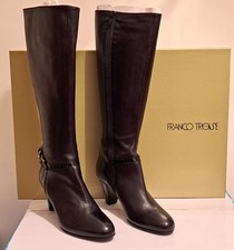 Stivali in pelle neri numero