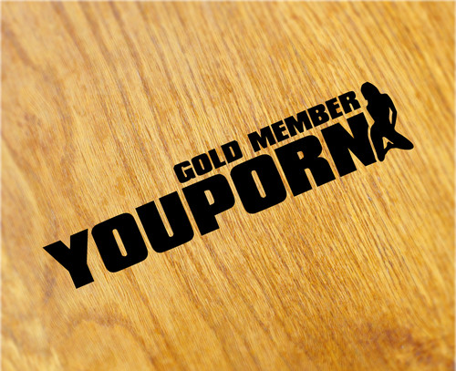 Adesivo youporn gold member - adesivo, xl