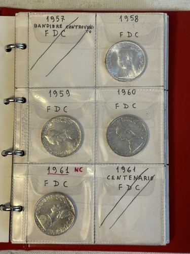Collezione moneta 500 lire - collezione,
