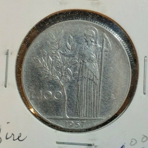 1957 100 lire italy - ,