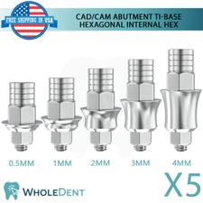 5x Ti-Base CAD/CAM Esagonale