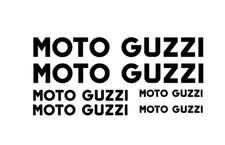 adesivi Moto  6  adesivi Moto Guzzi - Stickers Moto Guzzi