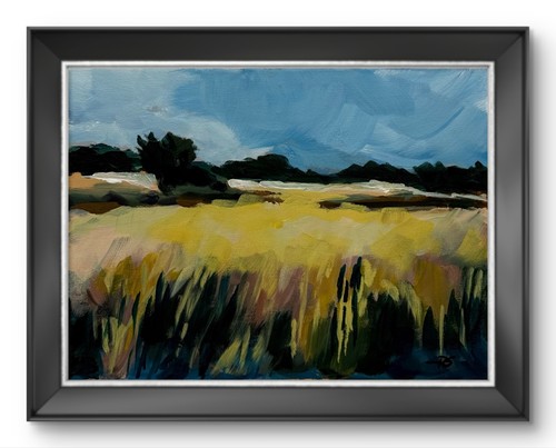 Paesaggio prato estivo 9x12