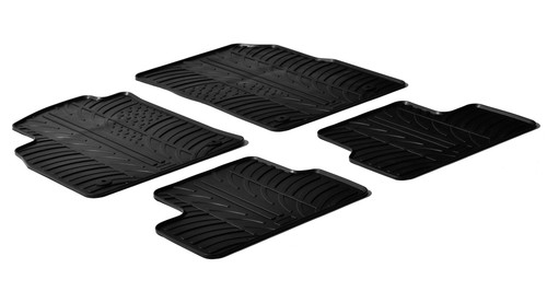 Set tappeti misura gomma - set,