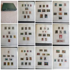 REPUBBLICA ITALIANA - COLLEZIONE FRANCOBOLLI 1975 - 1990  SU ALBUM MARINI