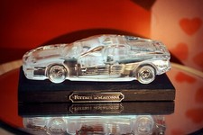 Vintage Desk Ornament Paperweight Ferrari Testarossa Crystal Germany Hofbauer